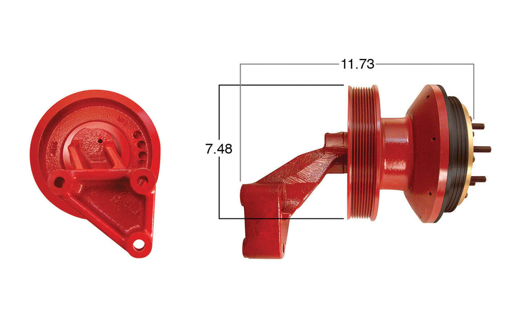 99262-Remanufactured Fan Clutch-GoldTop (Core Deposit $250 Included in Price) - Nick's Truck Parts