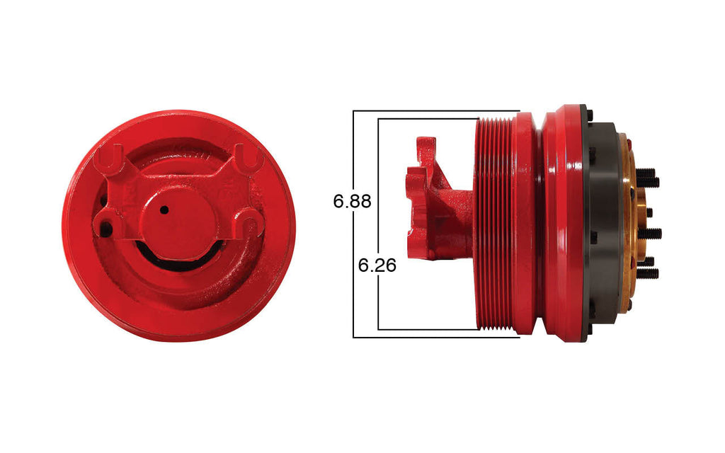 99325-Remanufactured Fan Clutch-GoldTop (Core Deposit $250 Included in Price) - Nick's Truck Parts