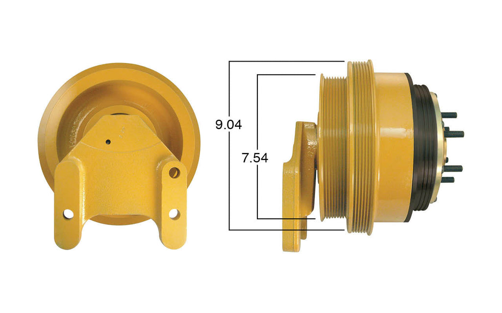 99327-Remanufactured Fan Clutch-GoldTop (Core Deposit $250 Included in Price) - Nick's Truck Parts