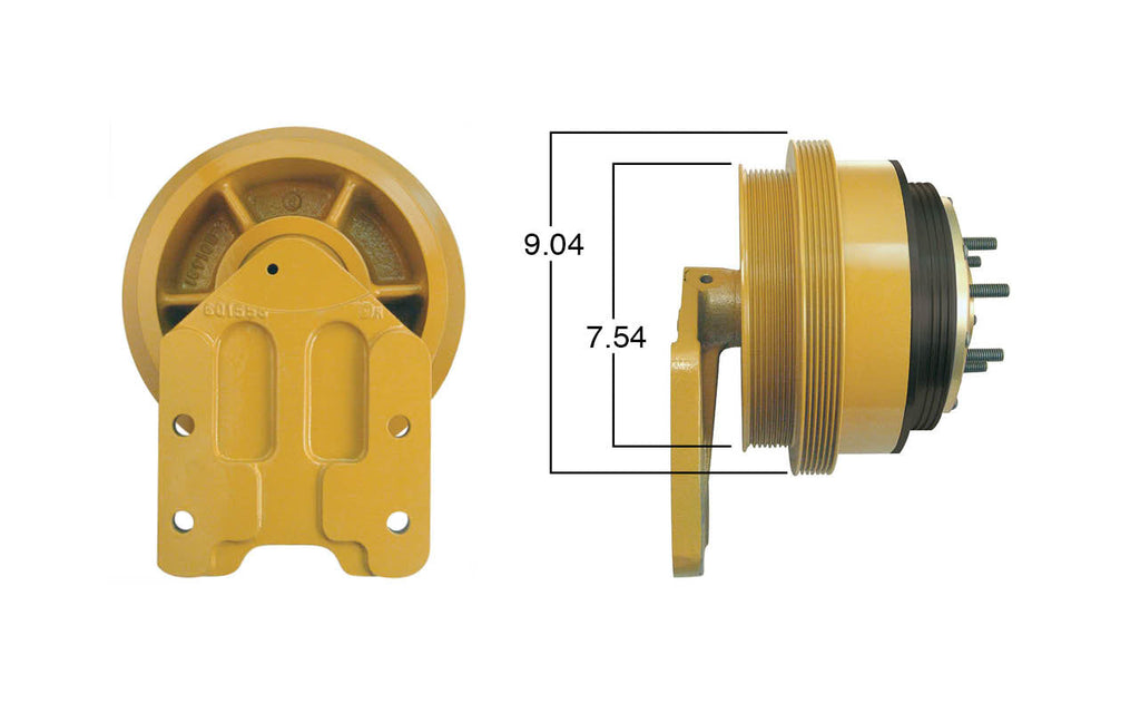 99351-Remanufactured Fan Clutch-GoldTop (Core Deposit $250 Included in Price) - Nick's Truck Parts