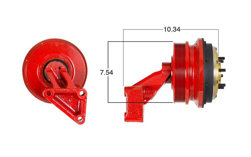 99352-Remanufactured Fan Clutch-GoldTop Conversion (Core Deposit $250 Included in Price) - Nick's Truck Parts