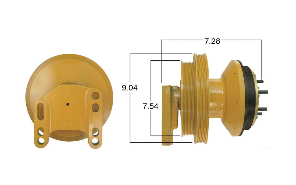 99440-Remanufactured Fan Clutch-GoldTop (Core Deposit $250 Included in Price) - Nick's Truck Parts