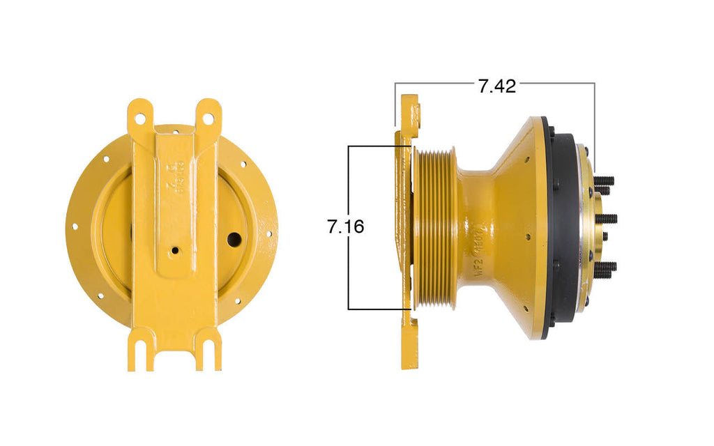 99445-Remanufactured Fan Clutch-GoldTop Conversion (Core Deposit $250 Included in Price) - Nick's Truck Parts
