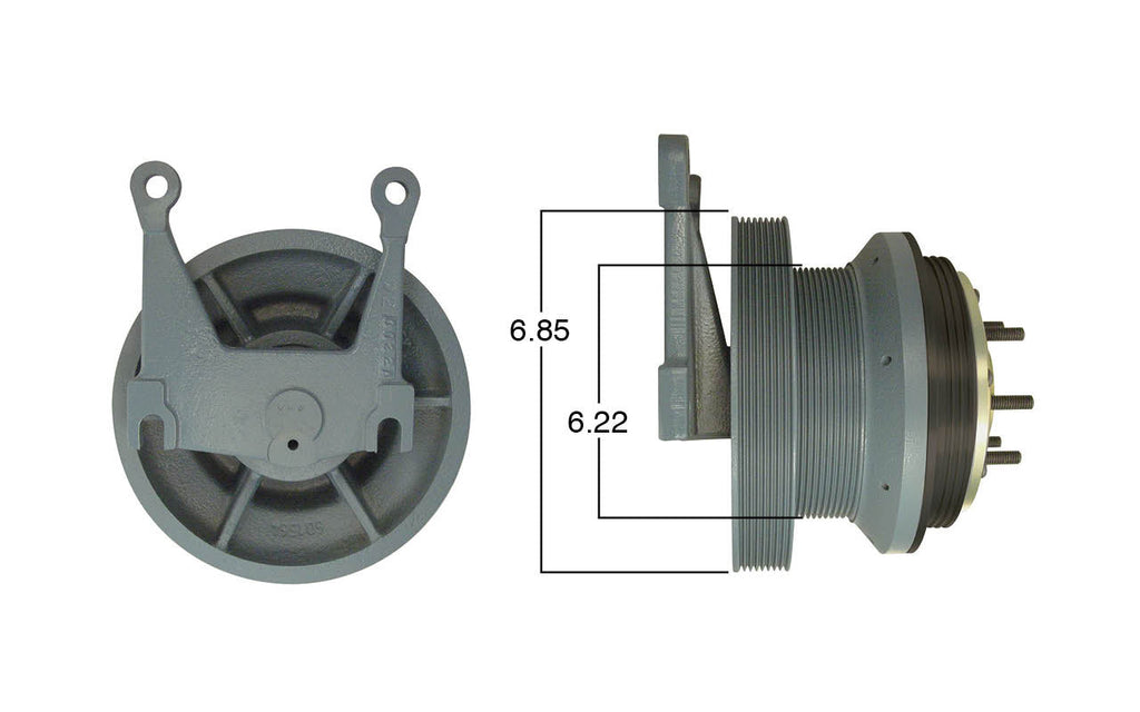 99450-Remanufactured Fan Clutch-GoldTop (Core Deposit $250 Included in Price) - Nick's Truck Parts