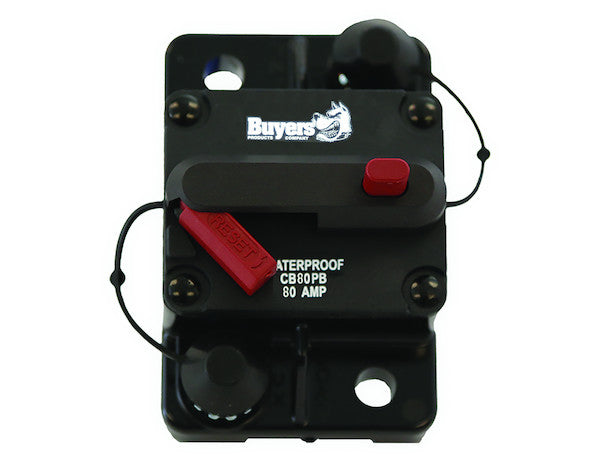 Buyers-CB80PB-80 AMP Circuit Breaker - Nick's Truck Parts