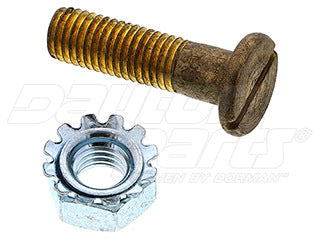 E-918X- Brake Block Bolt - 1/4-28 X 1.00 Brass ( QTY of 100 ) - Nick's Truck Parts