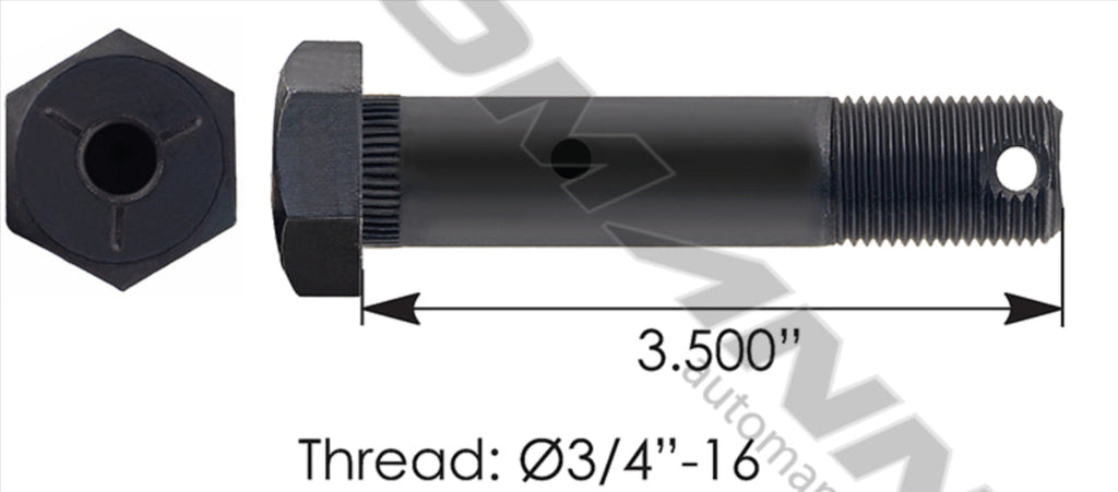 M5498- Equalizer Bolt 3/4in-16 - Nick's Truck Parts