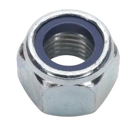 NLN-12- Nylon Insert Lock Nut 1/2in-13 UNC Gr2 ZINC - Nick's Truck Parts