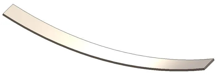 400R447-60N- Leaf Spring Repair Plate w/o Hole 4.0in x 0.447in x 60in - Nick's Truck Parts