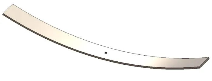 300R499-28- Leaf Spring Repair Plate w/ Hole 3.0in x 0.499in x 28in - Nick's Truck Parts