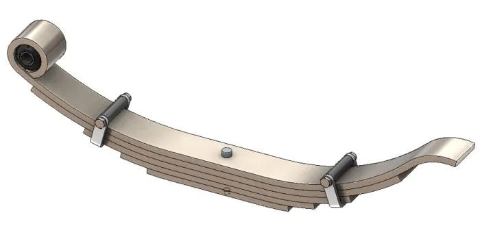 UNA-298- Utility Trailer Leaf Spring-Radius End Slipper 5/Leaf - Nick's Truck Parts