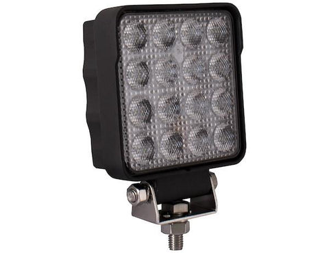 1492128 -Buyers-Ultra Bright 4.5 Inch Wide Square LED Flood Light - Nick's Truck Parts
