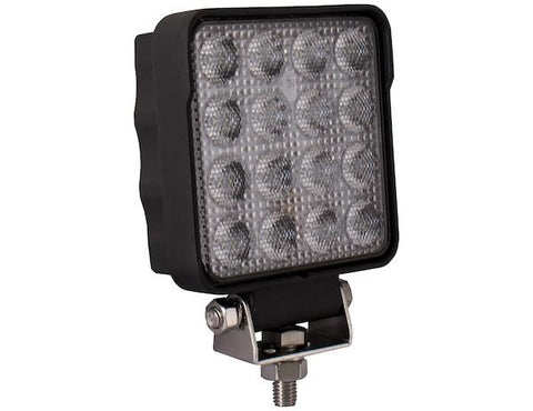 1492128 -Buyers-Ultra Bright 4.5 Inch Wide Square LED Flood Light - Nicks Truck Parts