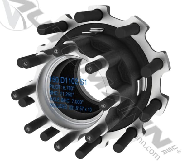 150.D1102.S1-rive Hub Assembly, (product_type), (product_vendor) - Nick's Truck Parts
