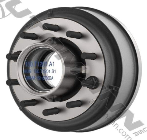 150.T1201.A1-Hub-Drum Assembly, (product_type), (product_vendor) - Nick's Truck Parts