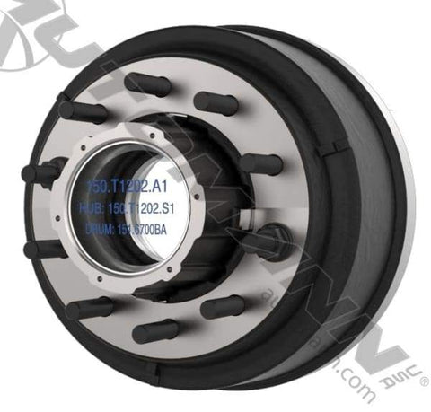 150.T1202.A1-Hub-Drum Assembly, (product_type), (product_vendor) - Nick's Truck Parts