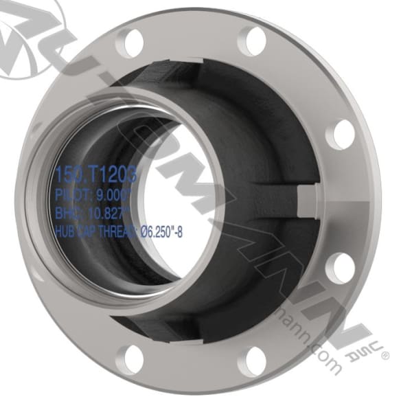 150.T1203-Outboard Mount Hub Assembly, (product_type), (product_vendor) - Nick's Truck Parts