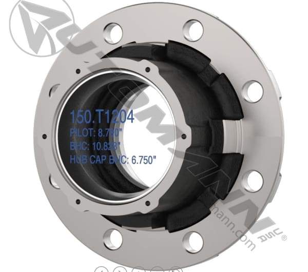 150.T1204-Outboard Mount Trailer Hub, (product_type), (product_vendor) - Nick's Truck Parts