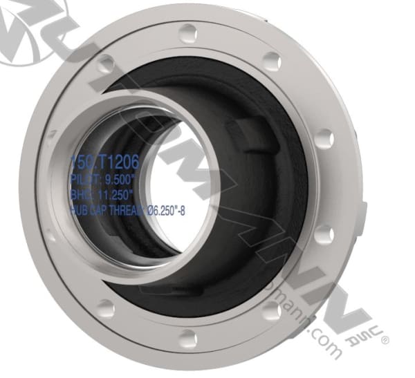 150.T1206-Inboard Mount Wheel Hub, (product_type), (product_vendor) - Nick's Truck Parts