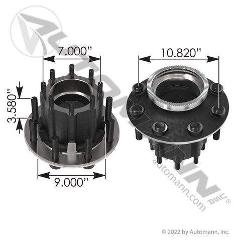 150.D1105.S1- Drive Hub Assembly - Nick's Truck Parts