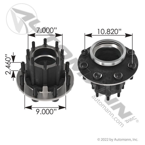 150.D1105.S2- Drive Hub Assembly - Nick's Truck Parts