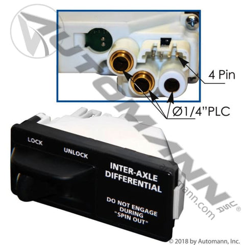 170.1244-Inter-Axle Differential Lock Air Switch, (product_type), (product_vendor) - Nick's Truck Parts