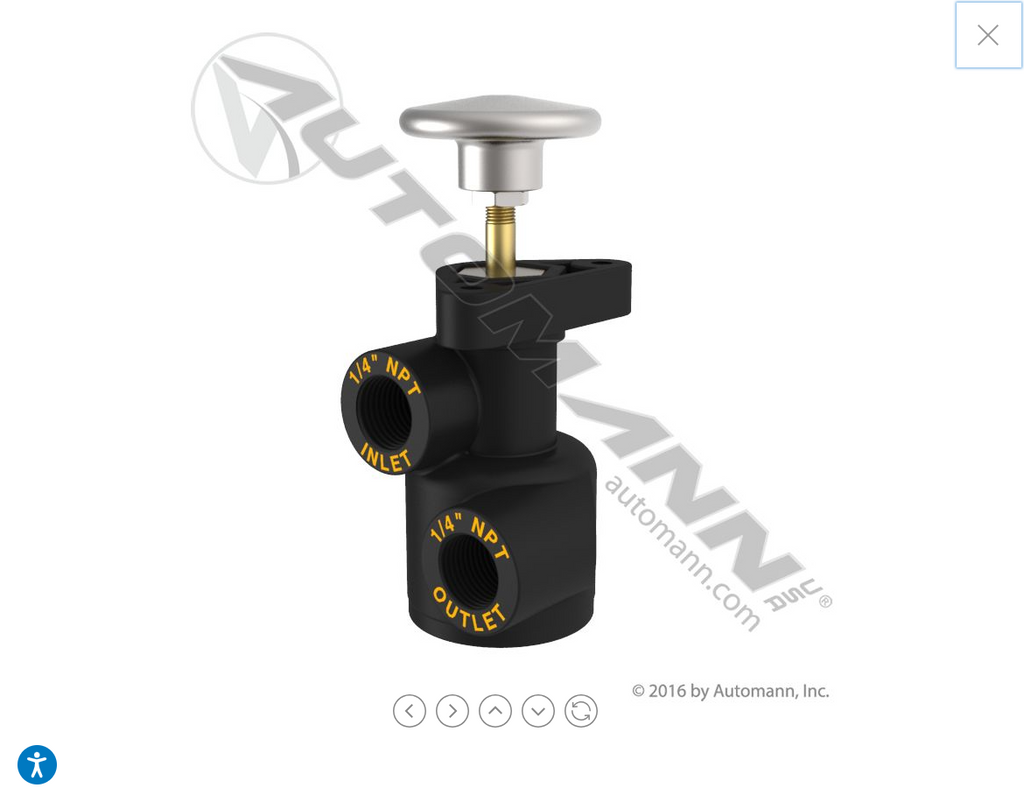 170.KN20031 - Push-Pull Dash Control Valve - Nick's Truck Parts