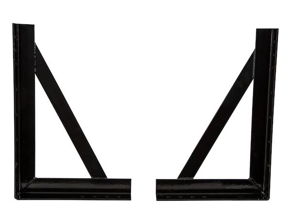 Buyers- 1701012- 18x27 Inch Welded Black Formed Steel Mounting Brackets - Nicks Truck Parts