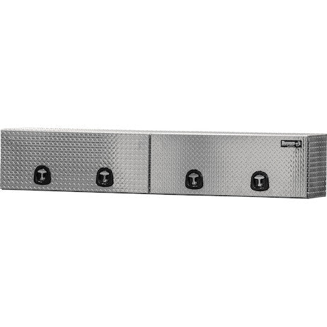 Buyers- 1701770-18x16x96 In Diamond Tread Aluminum Topsider Truck Box With Flip-Up Doors - Nicks Truck Parts