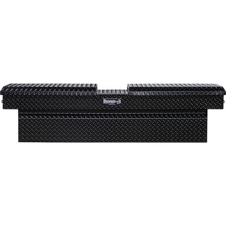 1720420- 18x27x71 Inch Gloss Black Diamond Tread Aluminum Gull Wing Truck Box - Nicks Truck Parts