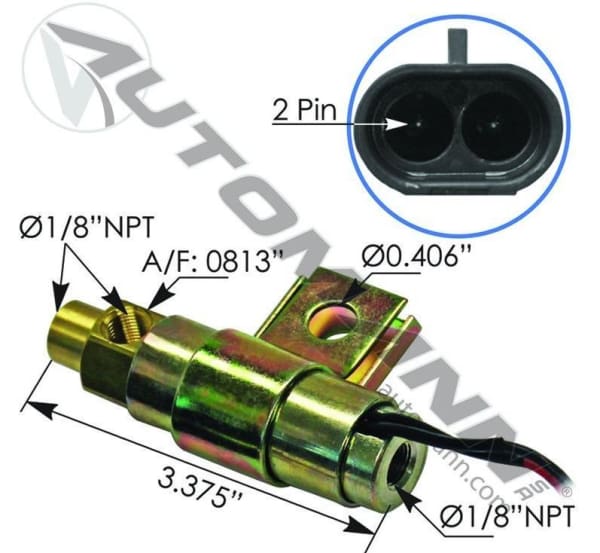 173.1101-Fan Clutch Solenoid Valve, (product_type), (product_vendor) - Nick's Truck Parts