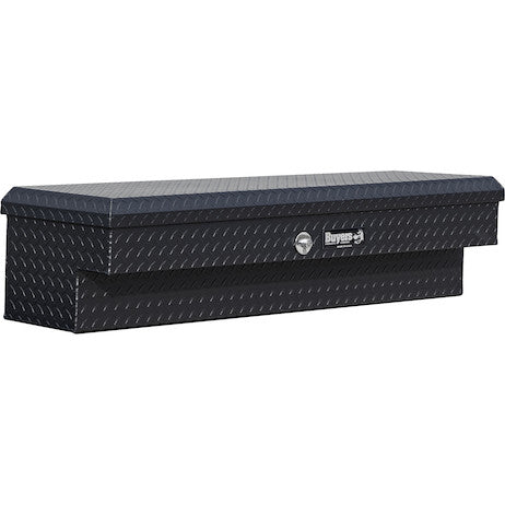 1733025 -Buyers 13X16X56 Inch Textured Matte Black Diamond Tread Aluminum Lo-Sider Truck Tool Box - Nicks Truck Parts
