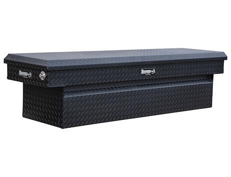 Buyers- 1739420- 18x27x71 Inch Textured Matte Black Black Diamond Tread Aluminum Crossover Truck Box - Lower Half 11x27x60 - Nicks Truck Parts