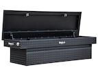 Buyers- 1739425- 23x27x71 Inch Textured Matte Black Diamond Tread Aluminum Crossover Truck Box - Lower Half 16x27x60 - Nicks Truck Parts