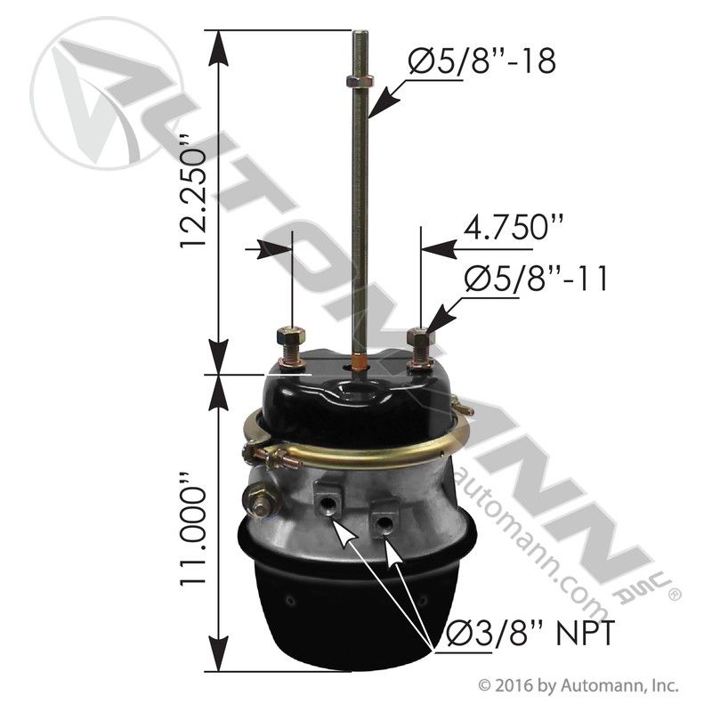 179.SB3036SL- Spring Brake Type 30/36 Sealed LS - Nick's Truck Parts