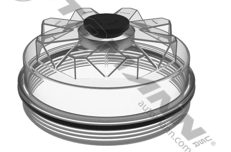 180.10618- Hub Cap , Clear Lexan - Nick's Truck Parts