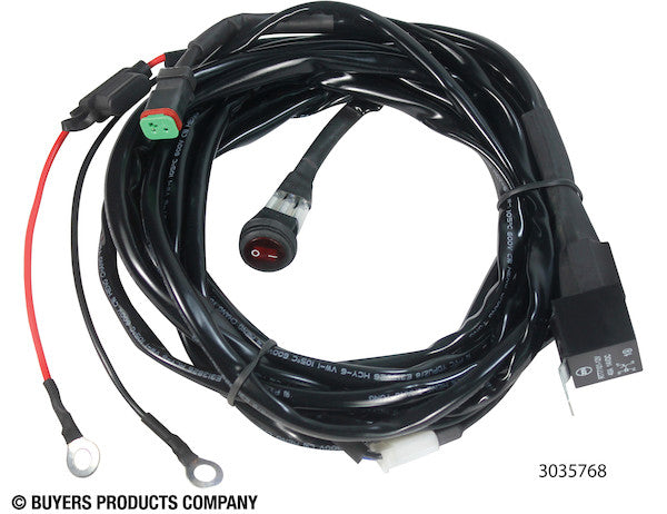 3035768 -Buyers Wire Harness With Switch For 1492160, 1492170, And 1492180 Series Light Bars - Nicks Truck Parts