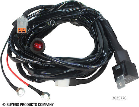 3035770 -Buyers Wire Harness With Switch For 1492160, 1492170, And 1492180 Series Light Bars - Nicks Truck Parts