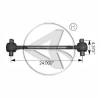 345-887 - Bearing Style Torque Rod (Bushed), (product_type), (product_vendor) - Nick's Truck Parts