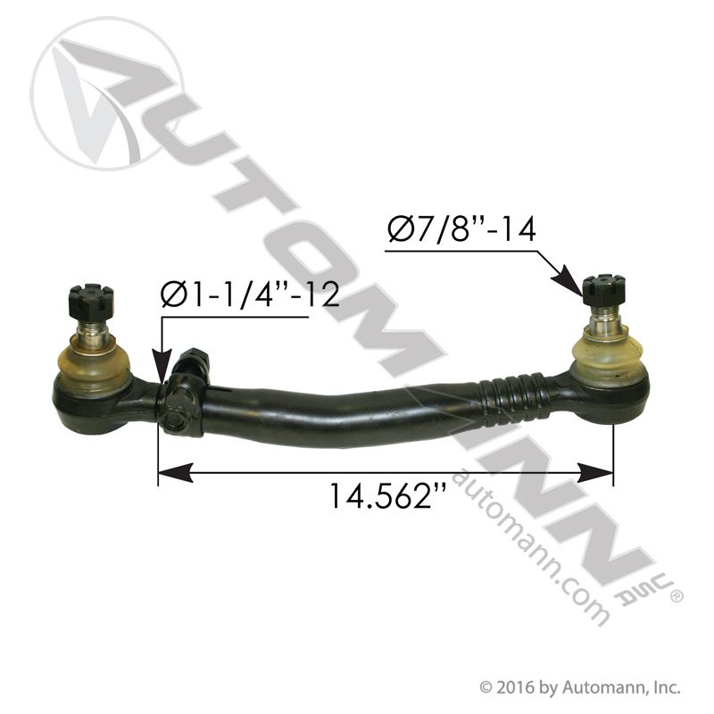 346-282- Drag Link 17.130in C to C IHC - Nick's Truck Parts