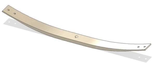 46-1197-Freightliner Single Leaf Helper Spring, (product_type), (product_vendor) - Nick's Truck Parts