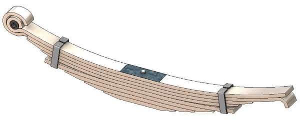 46-1319 - Rear 2-Stage Spring - Freightliner / Sterling, (product_type), (product_vendor) - Nick's Truck Parts