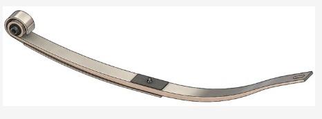 46-1462- Freightliner 1-1/2 Leaf Parabolic Spring, (product_type), (product_vendor) - Nick's Truck Parts