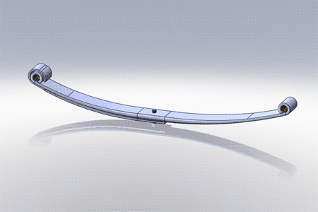 46-1776- Freightliner 1-1/2 Leaf Parabolic Spring, (product_type), (product_vendor) - Nick's Truck Parts