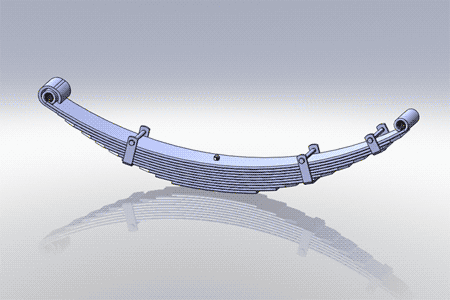 46-204- Freightliner 3 Leaf Parabolic Spring, (product_type), (product_vendor) - Nick's Truck Parts