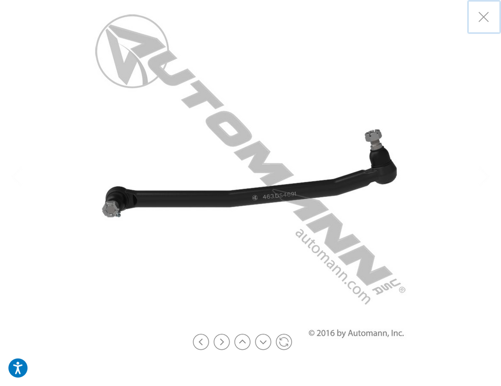 463.DS4691 - Drag Link 26.000in C to C Freightliner - Nick's Truck Parts