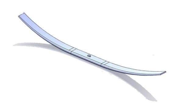 48-921-GM-Isuzu-Single Leaf Helper Spring, (product_type), (product_vendor) - Nick's Truck Parts