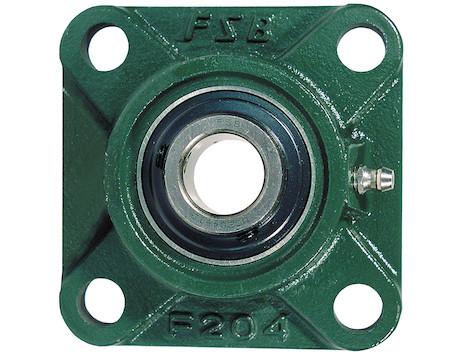 4F16 -Buyers 1 Inch Shaft Diameter Eccentric Locking Collar Style Flange Bearing - 4 Hole - Nick's Truck Parts