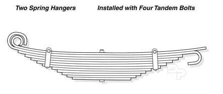 50-123HD- Hendrickson 10 Leaf Spring - HD Version, (product_type), (product_vendor) - Nick's Truck Parts