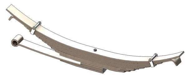 55-029-Rear Leaf Spring-International-Emergency One-Fire Apparatus-Pierce, (product_type), (product_vendor) - Nick's Truck Parts